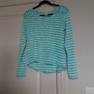 Grean Striped Shirt